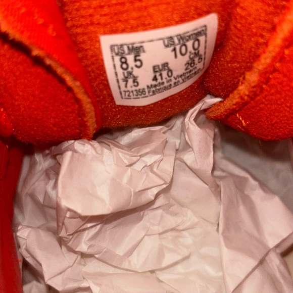 NWOT Wtaps x Vans OG Sk8 Hi LX Bones Orange Size 8.5 VN0A4BVB20Q - Picture 6 of 7